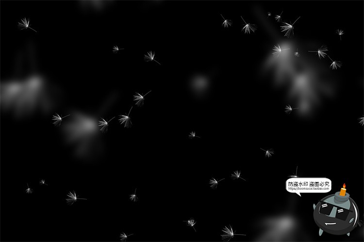 图片[19]-蒲公英飞絮飘动儿童梦幻外景摄影后期修图JPG黑底滤色叠加PS素材-设计猿