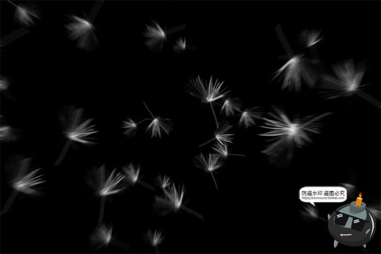 图片[25]-蒲公英飞絮飘动儿童梦幻外景摄影后期修图JPG黑底滤色叠加PS素材-设计猿