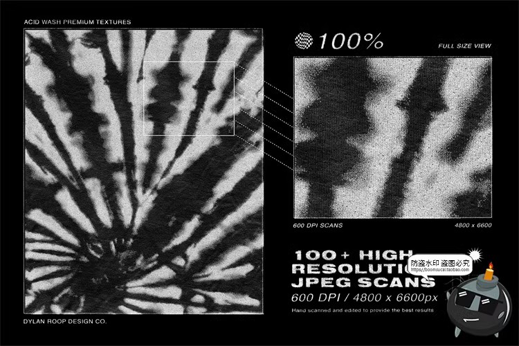 图片[4]-艺术抽象织物扎染磨损做旧复古肌理高清背景底纹纹理JPG图片素材-设计猿