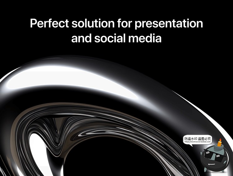 图片[6]-液态金属银色液体圆环不锈钢镀铬3D科幻抽象图形PNG免抠图片素材-设计猿