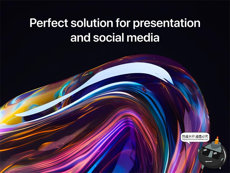 图片[5]-梦幻光泽流体渐变炫彩科幻宝石矿石水晶背景PNG免抠高清图片素材-设计猿