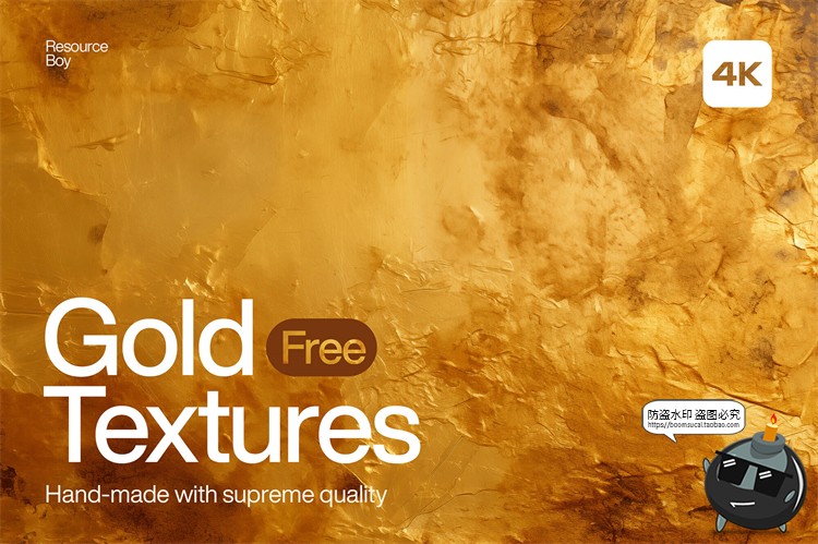 图片[1]-4K金色油漆金漆做旧颜料墙面涂抹肌理纹理背景底纹JPG图片素材-设计猿
