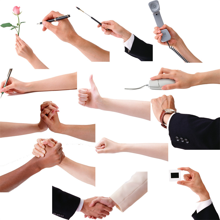 图片[2]-真实人物手部动作手势姿势指头透明免抠PNG图片美工PS设计素材-设计猿