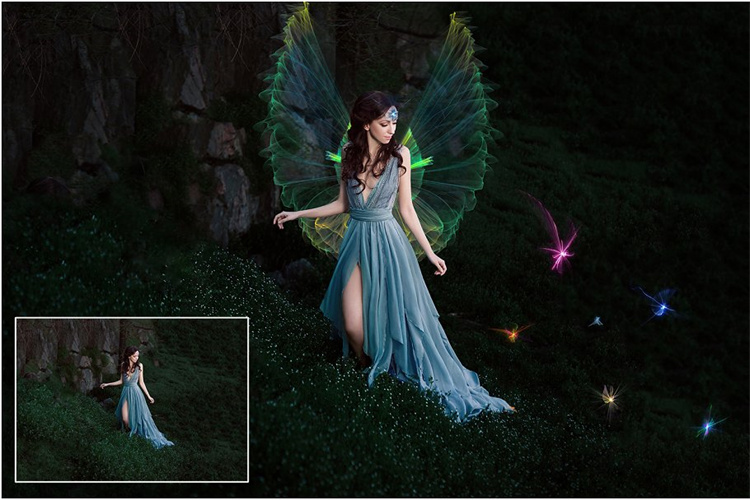 图片[2]-神秘魔法奇幻魔法神奇特效光效多彩炫酷PNG免抠图片素材叠加效果-设计猿