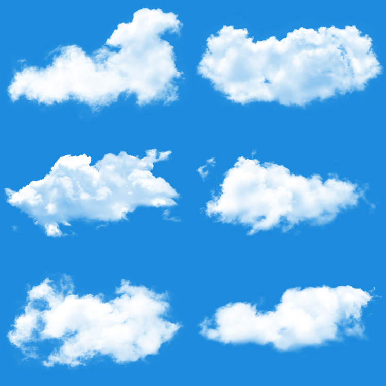 图片[1]-天空蓝天白云朵免抠PNG素材PS后期高清影楼婚纱外景特效合成背景-设计猿