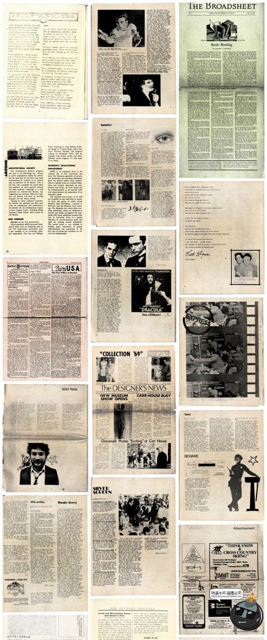 图片[5]-复古做旧磨损褪色边缘欧美老报纸裁剪碎片波普艺术背景JPG图素材-设计猿