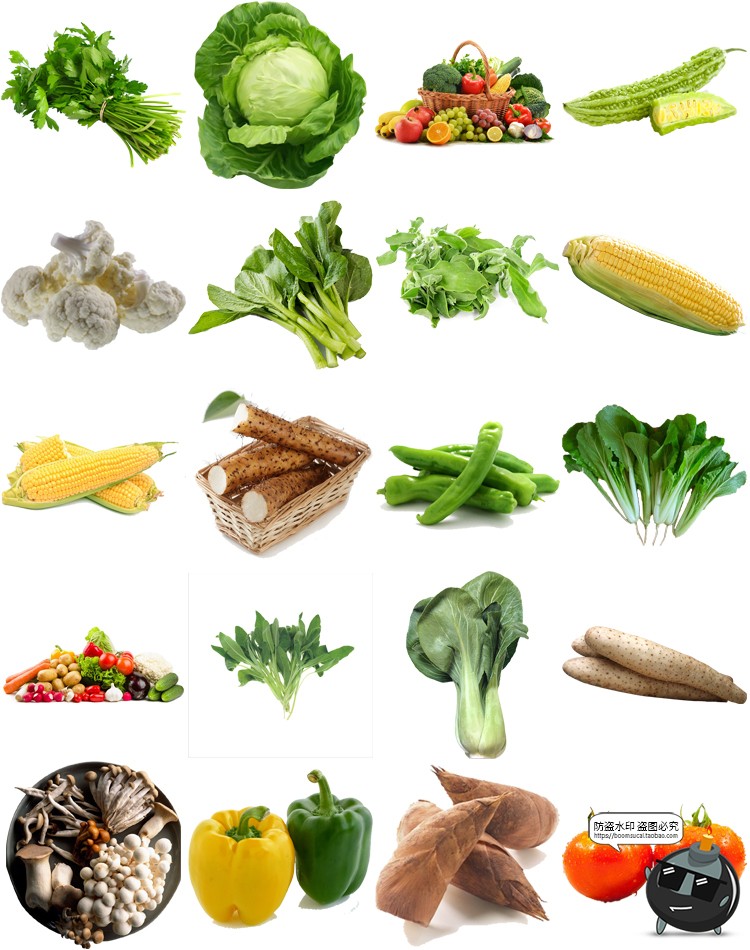 图片[5]-蔬菜白菜马铃薯青菜西红柿胡萝卜洋葱芹菜辣青椒PNG免抠图片素材-设计猿