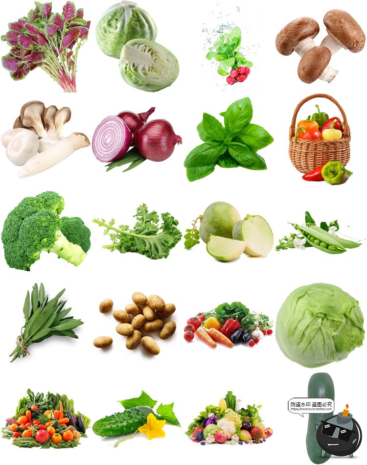 图片[7]-蔬菜白菜马铃薯青菜西红柿胡萝卜洋葱芹菜辣青椒PNG免抠图片素材-设计猿
