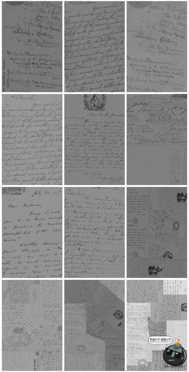 图片[6]-复古做旧泛黄英文草书手稿手写草稿信件牛皮纸背景纹JPG图片素材-设计猿