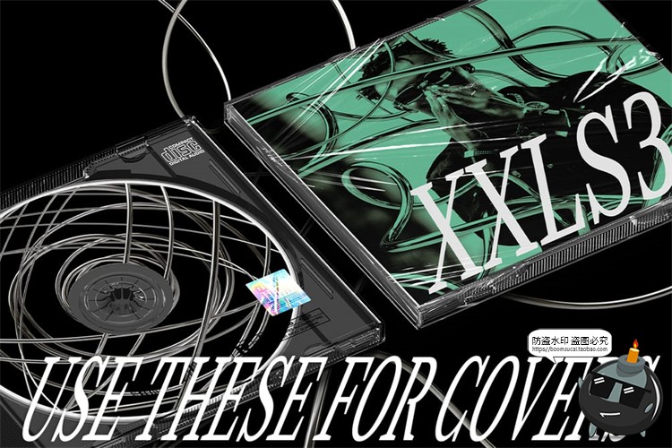 图片[12]-酸性镀铬金属铁丝缠绕艺术创意形状海报装饰后期合成PNG免抠素材-设计猿