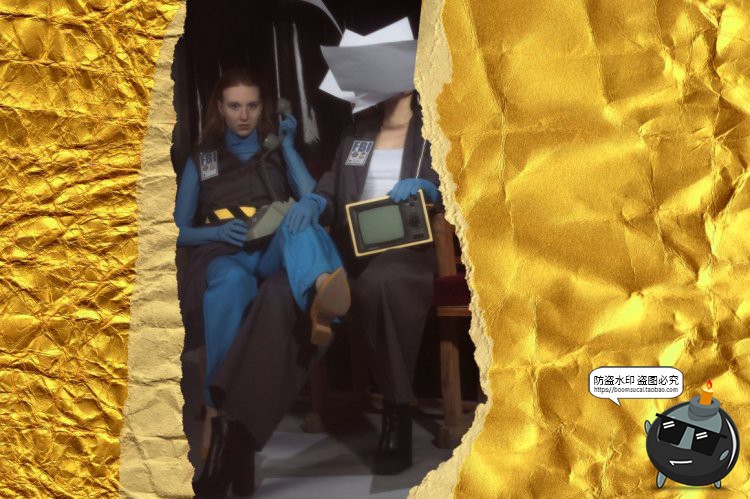 图片[11]-复古做旧金色褶皱折痕纸片撕纸金箔背景底纹PNG免抠JPG图片素材-设计猿