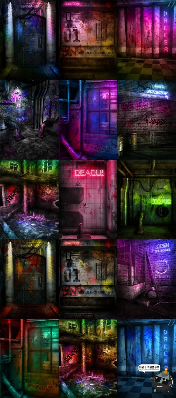 图片[10]-哥特风格建筑暗黑场景童话魔幻深林诡异风景JPG图片后期合成素材-设计猿