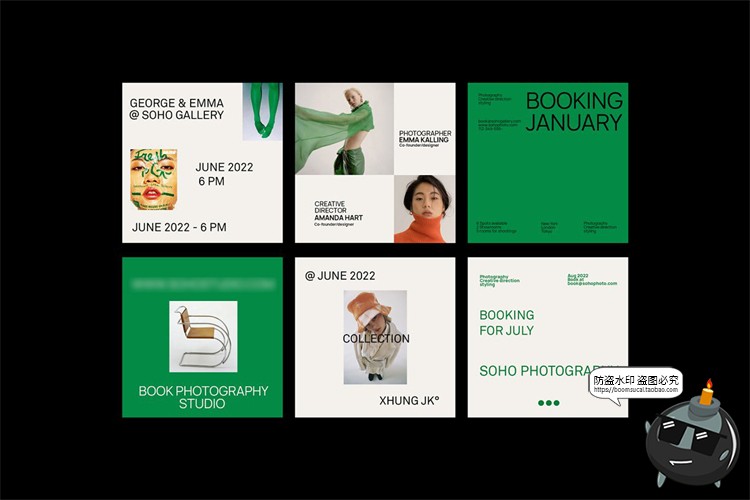 图片[4]-时尚文艺简约极简宣传主图服装品牌海报图文排版标题PSD模板素材-设计猿