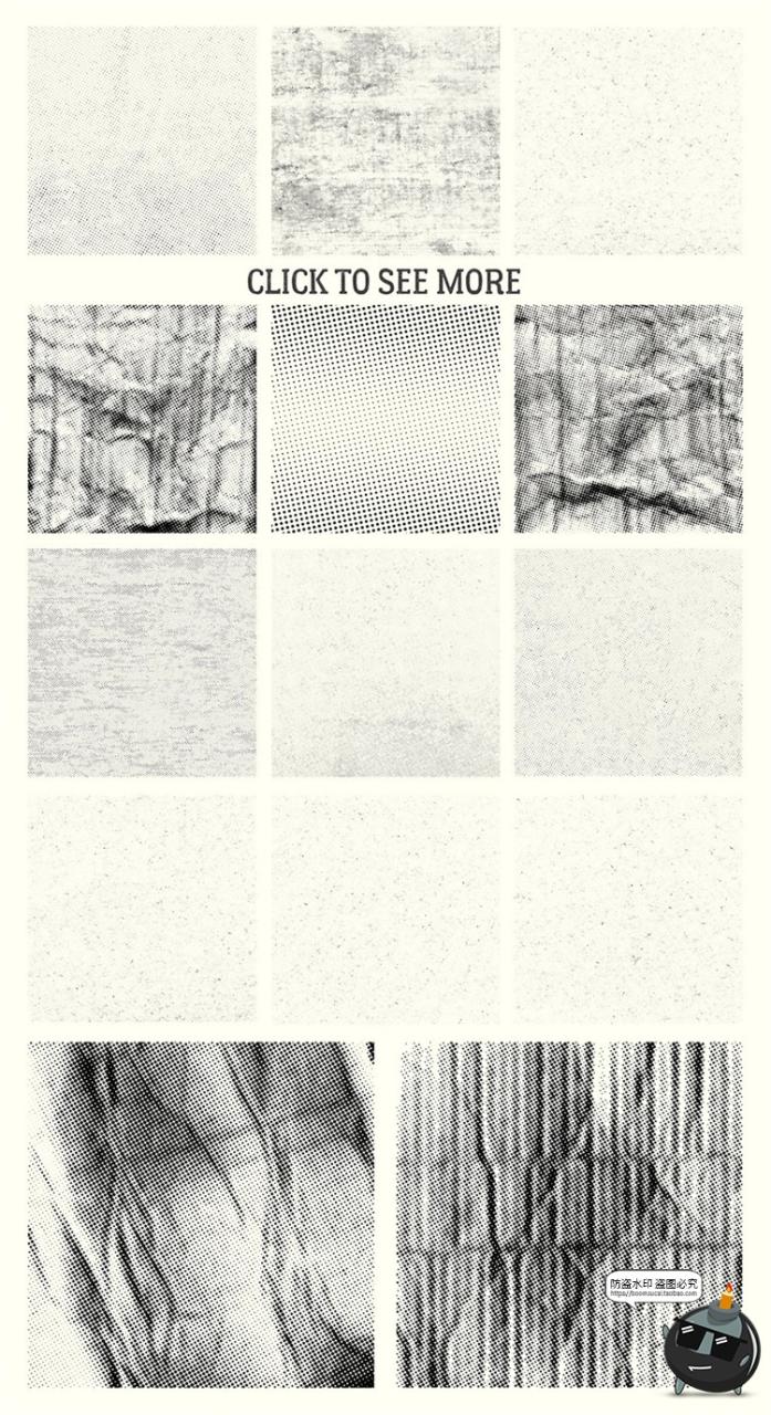 图片[5]-复古半色调做旧纹理肌理质感点状颗粒底纹背景PNG免抠AI矢量素材-设计猿