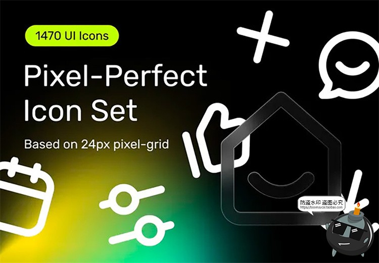 图片[1]-1470款实用网页个人中心App用户界面icon线性图标PNG+SVG+Fig素材-设计猿