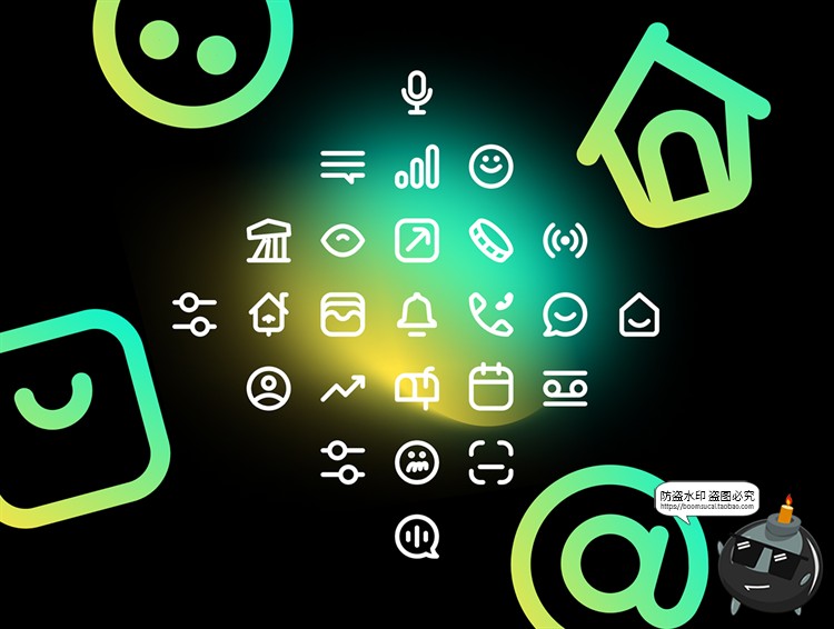 图片[3]-1470款实用网页个人中心App用户界面icon线性图标PNG+SVG+Fig素材-设计猿