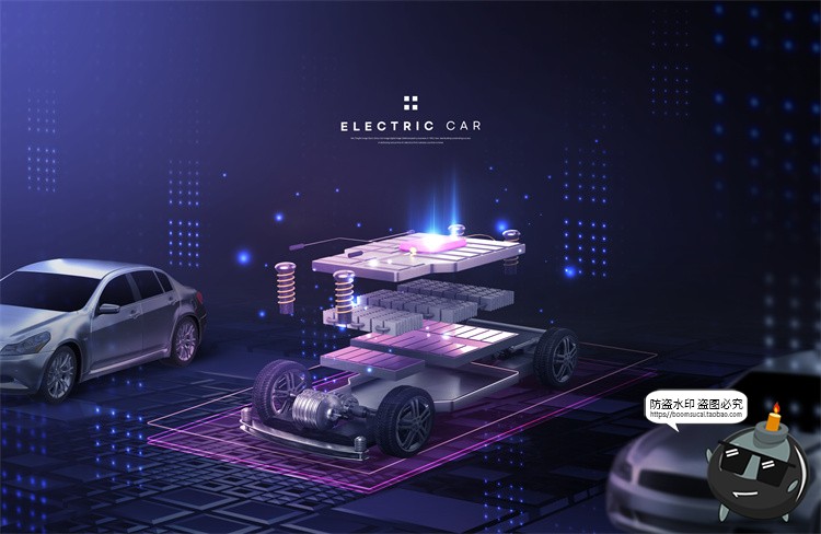图片[10]-新能源汽车未来科幻自动驾驶智能功能广告海报PSD模板展板PS素材-设计猿