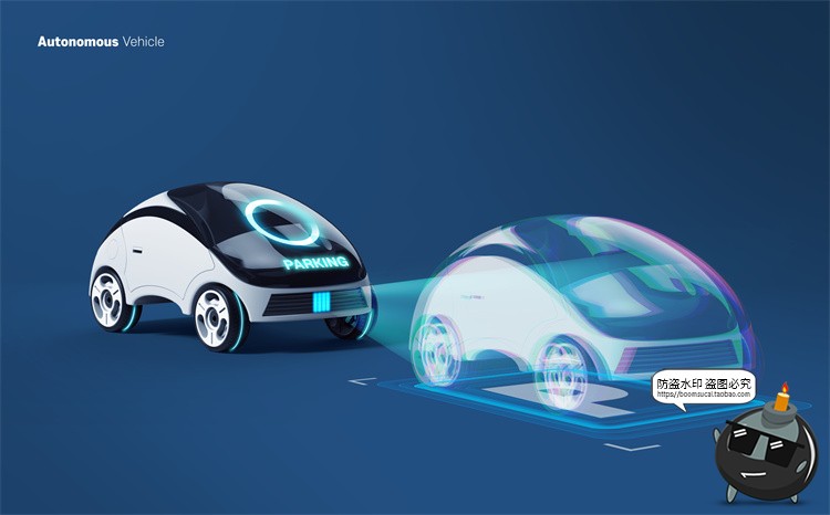 图片[26]-新能源汽车未来科幻自动驾驶智能功能广告海报PSD模板展板PS素材-设计猿