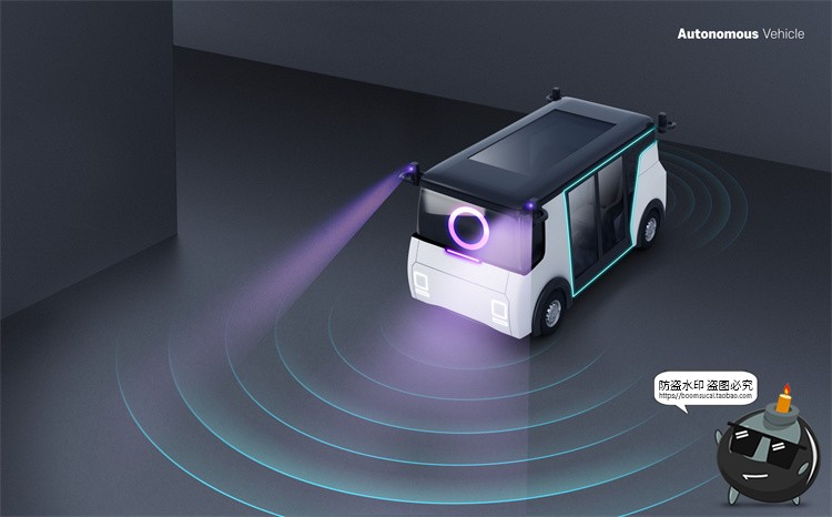 图片[27]-新能源汽车未来科幻自动驾驶智能功能广告海报PSD模板展板PS素材-设计猿