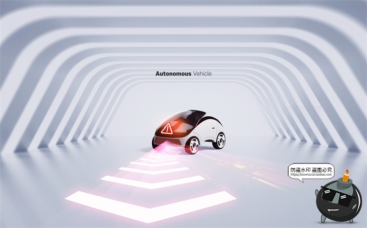 图片[29]-新能源汽车未来科幻自动驾驶智能功能广告海报PSD模板展板PS素材-设计猿