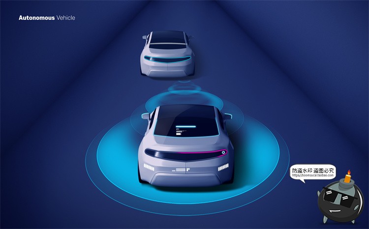 图片[32]-新能源汽车未来科幻自动驾驶智能功能广告海报PSD模板展板PS素材-设计猿