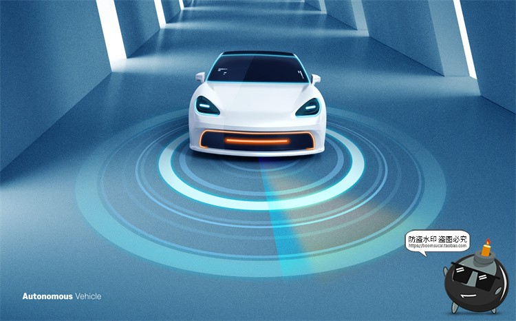 图片[34]-新能源汽车未来科幻自动驾驶智能功能广告海报PSD模板展板PS素材-设计猿