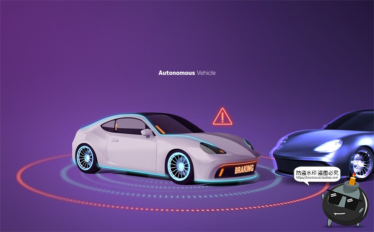 图片[35]-新能源汽车未来科幻自动驾驶智能功能广告海报PSD模板展板PS素材-设计猿