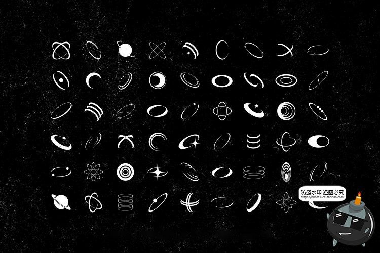 图片[3]-潮流Y2K千禧潮牌神秘抽象艺术几何图形图标Ai矢量PNG免抠SVG素材-设计猿