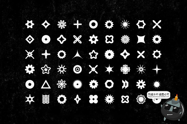 图片[4]-潮流Y2K千禧潮牌神秘抽象艺术几何图形图标Ai矢量PNG免抠SVG素材-设计猿