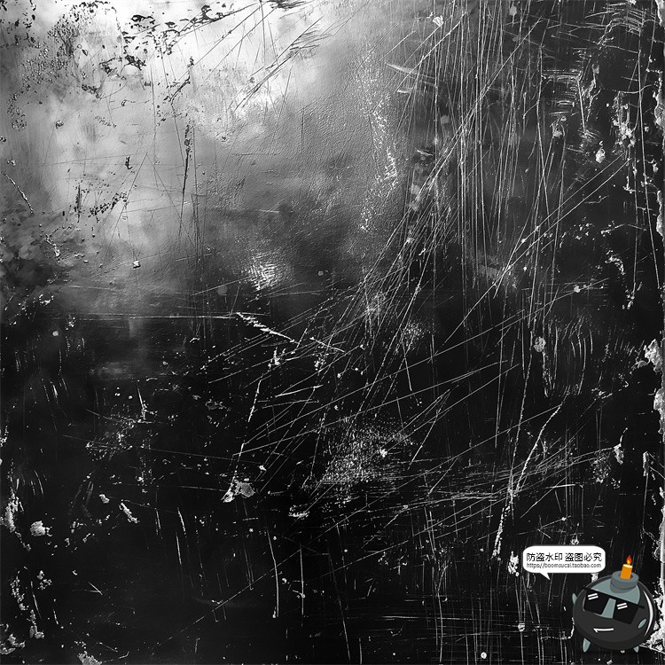 图片[11]-做旧划痕黑白单色故障抽象艺术肌理背景底纹后期合成JPG图片素材-设计猿