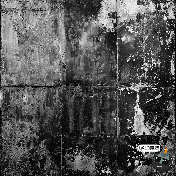 图片[13]-做旧划痕黑白单色故障抽象艺术肌理背景底纹后期合成JPG图片素材-设计猿