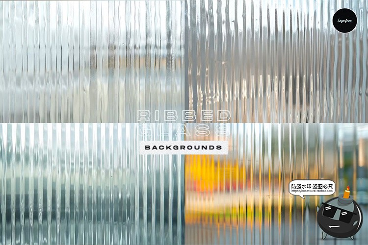 图片[3]-磨砂半透明条形玻璃百叶窗纹理科幻背景叠加JPG图片后期合成素材-设计猿