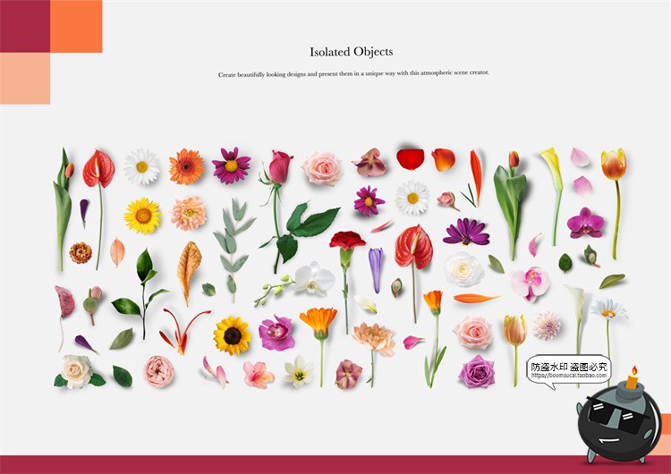 图片[6]-场景vi创作剪切拼贴桌面办公装饰元素png免抠图PSD模板素材合集包-设计猿