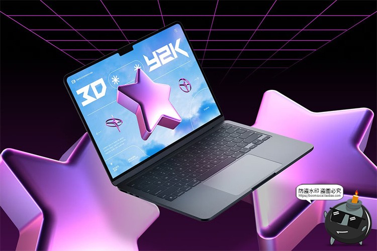 图片[13]-未来科幻Y2K赛博朋克3D抽象艺术几何图形PNG免抠拼贴装饰元素素材-设计猿