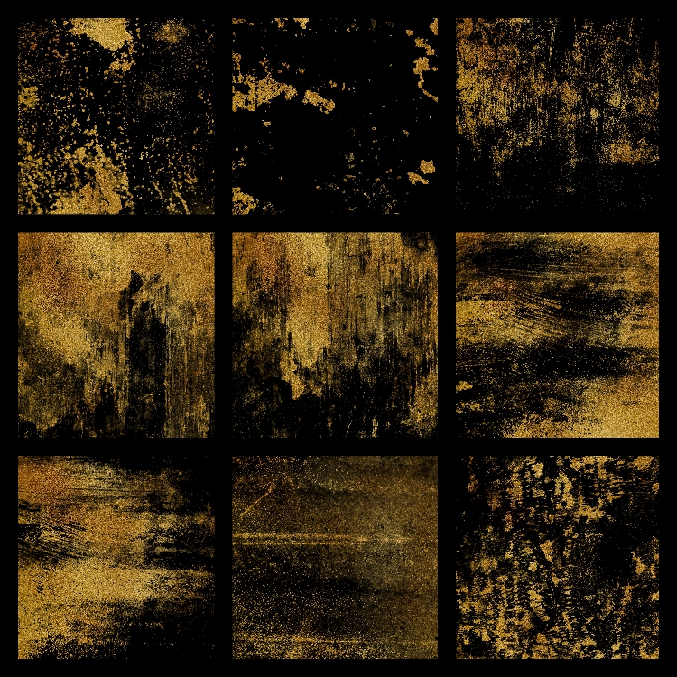 图片[1]-高清金色喷溅颗粒涂鸦划痕迹复古做旧叠加免抠PNG装饰图片PS素材-设计猿