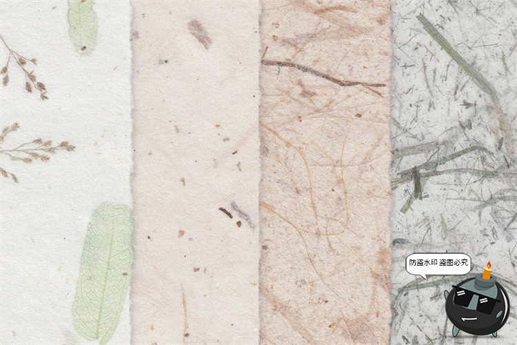 图片[2]-自然手工无缝拼接艺术纸纹肌理文艺背景图案底纹高清JPG图片素材-设计猿