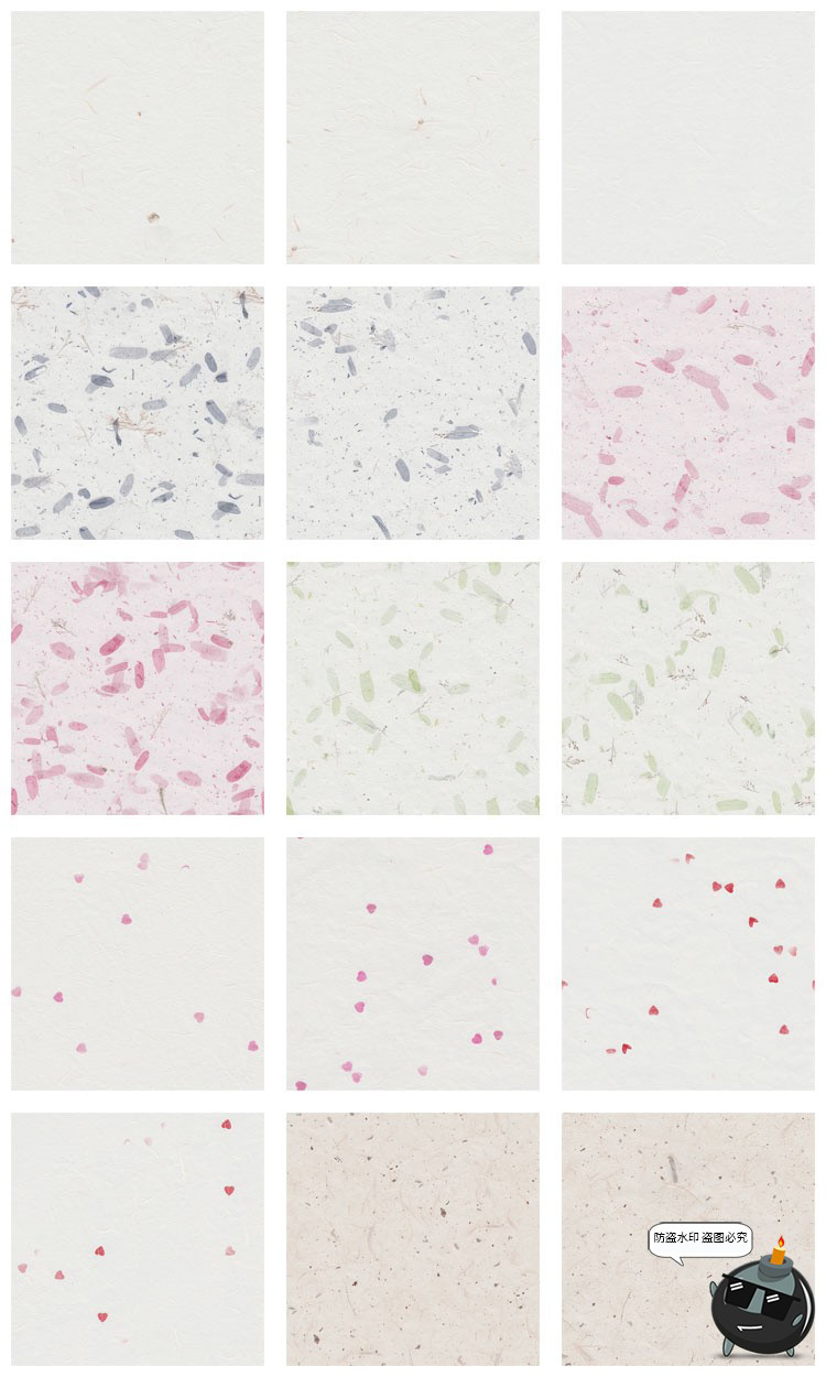 图片[3]-自然手工无缝拼接艺术纸纹肌理文艺背景图案底纹高清JPG图片素材-设计猿