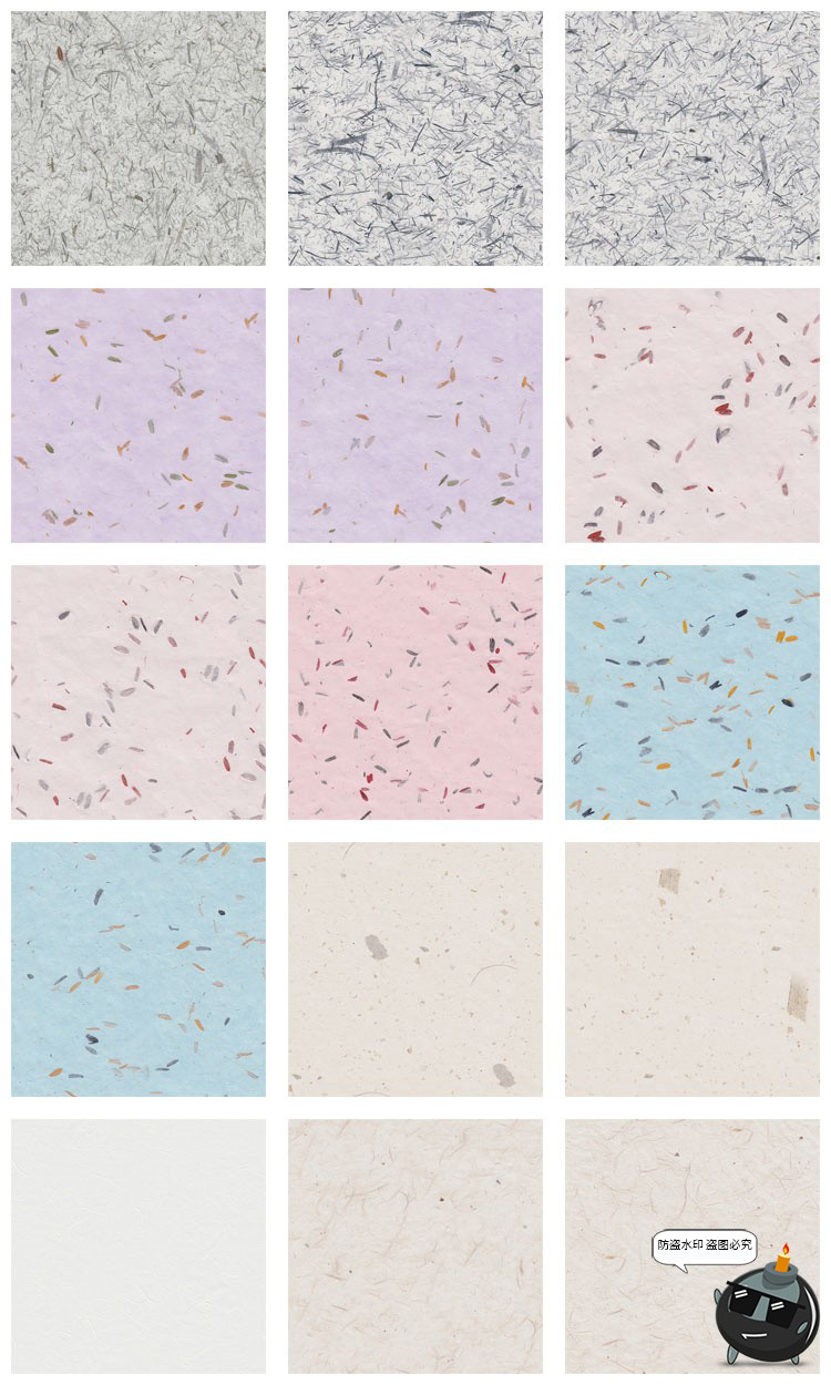 图片[5]-自然手工无缝拼接艺术纸纹肌理文艺背景图案底纹高清JPG图片素材-设计猿