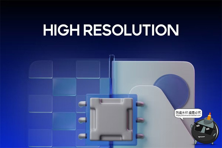 图片[4]-未来科技科幻Ai人工智能技术智脑3D插图icon图标png免抠图片素材-设计猿