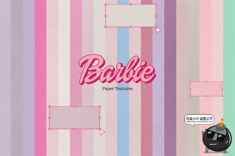 图片[6]-Y2K芭蕾粉潮流复古未来科幻迷幻抽象艺术PNG免抠拼贴画AI矢量素材-设计猿