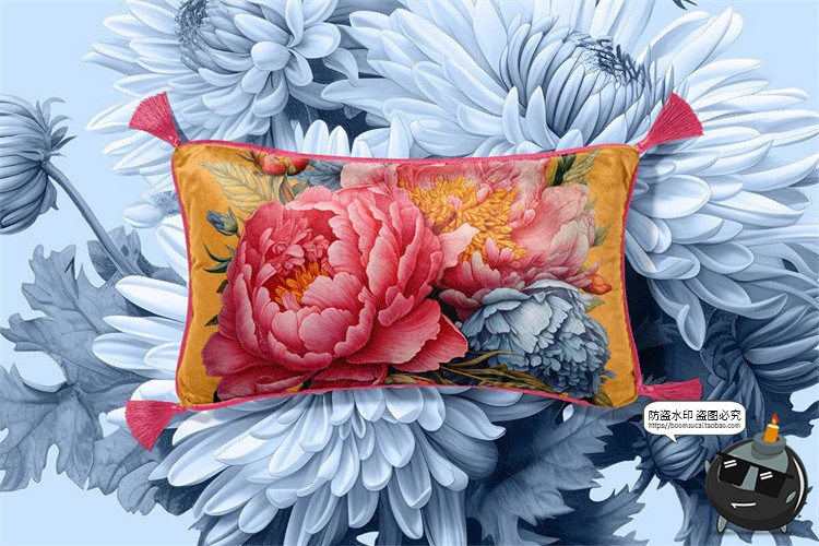 图片[14]-欧式复古宫廷手绘鲜花植物古典花卉装饰插图插画PNG免抠图片素材-设计猿