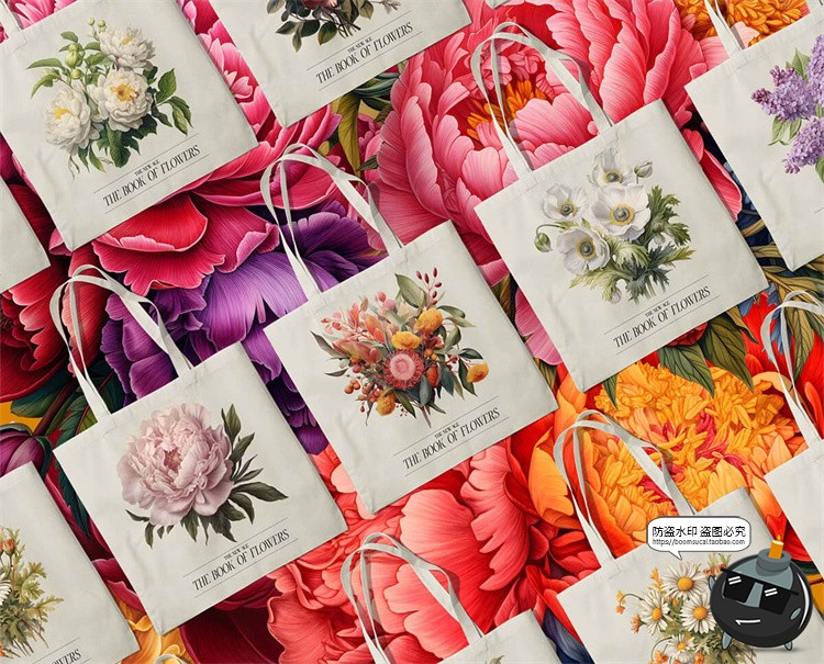 图片[17]-欧式复古宫廷手绘鲜花植物古典花卉装饰插图插画PNG免抠图片素材-设计猿