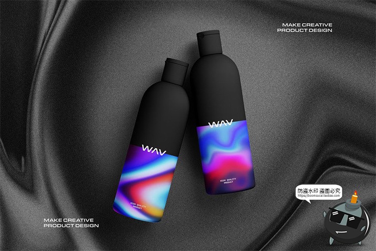 图片[9]-抽象艺术镭射扭曲波浪渐变液态科技海报背景插画底纹JPG图片素材-设计猿