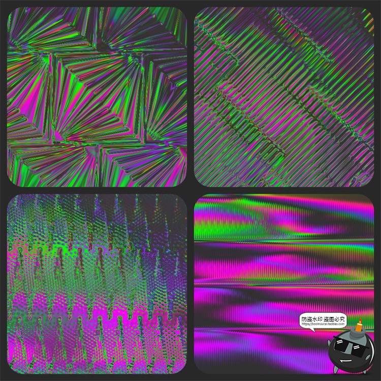 图片[5]-未来科幻迷幻镭射渐变长虹玻璃纹理科技海报背景底纹JPG图片素材-设计猿