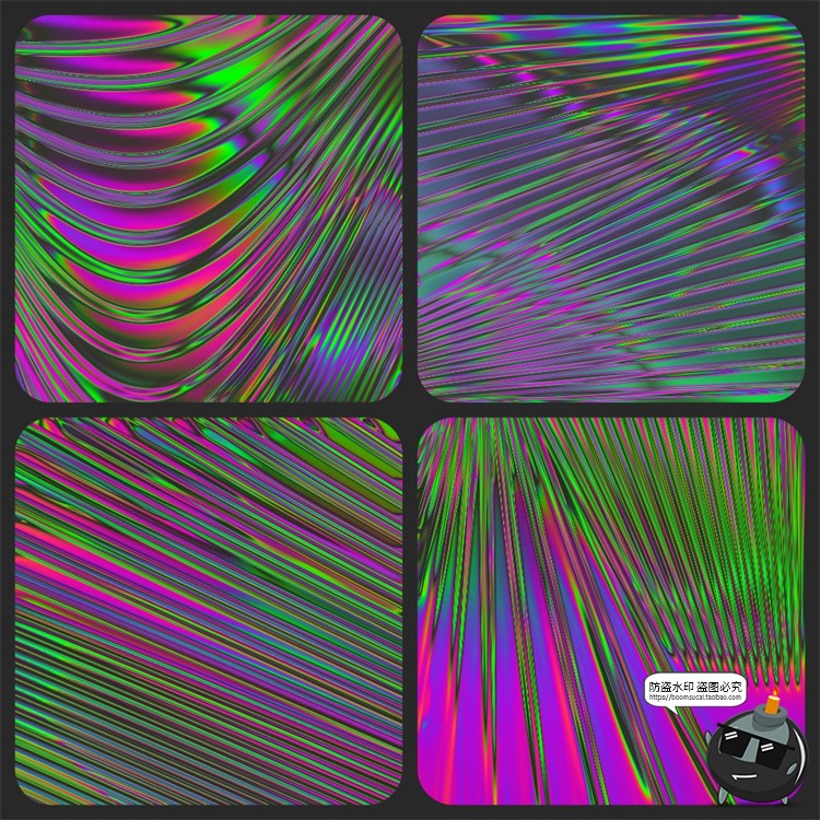 图片[6]-未来科幻迷幻镭射渐变长虹玻璃纹理科技海报背景底纹JPG图片素材-设计猿