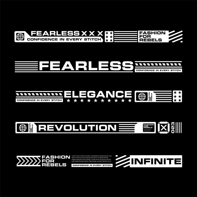 图片[20]-潮流赛博朋克科幻机能风HUD元素装饰条边框纹符号图案AI矢量素材-设计猿