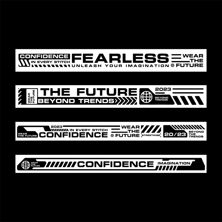 图片[35]-潮流赛博朋克科幻机能风HUD元素装饰条边框纹符号图案AI矢量素材-设计猿