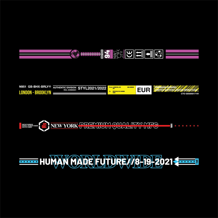 图片[3]-潮流赛博朋克科幻机能风HUD元素装饰条边框纹符号图案AI矢量素材-设计猿