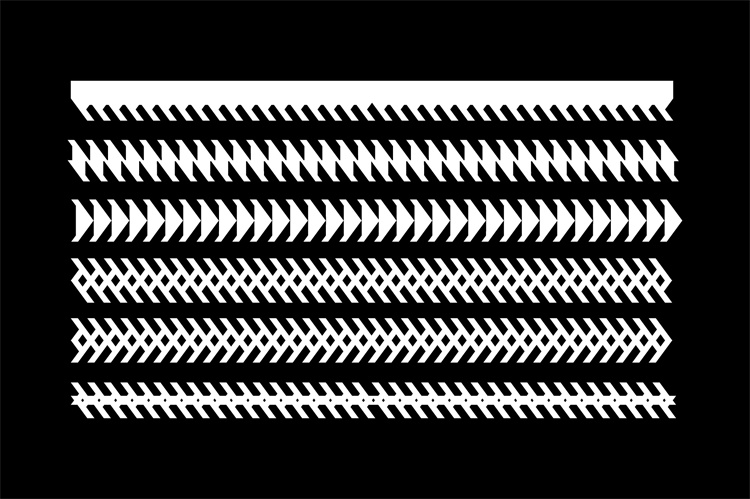 图片[49]-潮流赛博朋克科幻机能风HUD元素装饰条边框纹符号图案AI矢量素材-设计猿