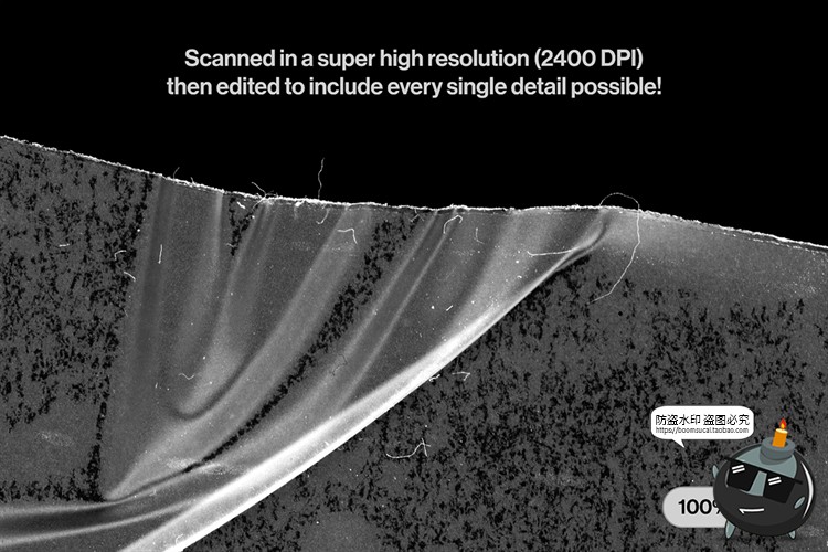 图片[5]-高清透明做旧痕迹褶皱复古透光塑料胶带胶贴装饰PSD模板分层素材-设计猿